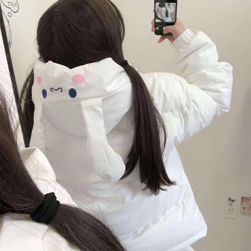 Sanrio Cinnamoroll Cotton Coat Girl Winter Korean Version Loose Coat Hooded Service Student Cute Soft Girl Versatile Cotton Coat
Sanrio Cinnamoroll Cotton Coat Girl Winter Korean Version Loose Coat Hooded Service Student Cute Soft Girl Versatile Cotton Coat
