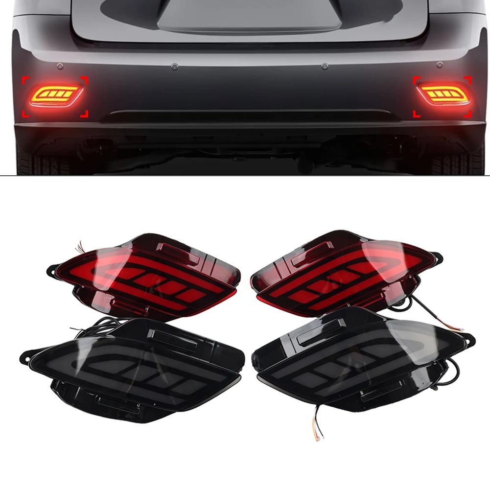 Rear Bumper Reflector Fog Light Brake Lamp Turn Signal Light 1Pair For Lexus RX RX350 RX450h 2009-2015 ABS Plastic Smoke/Clear
Rear Bumper Reflector Fog Light Brake Lamp Turn Signal Light 1Pair For Lexus RX RX350 RX450h 2009-2015 ABS Plastic Smoke/Clear