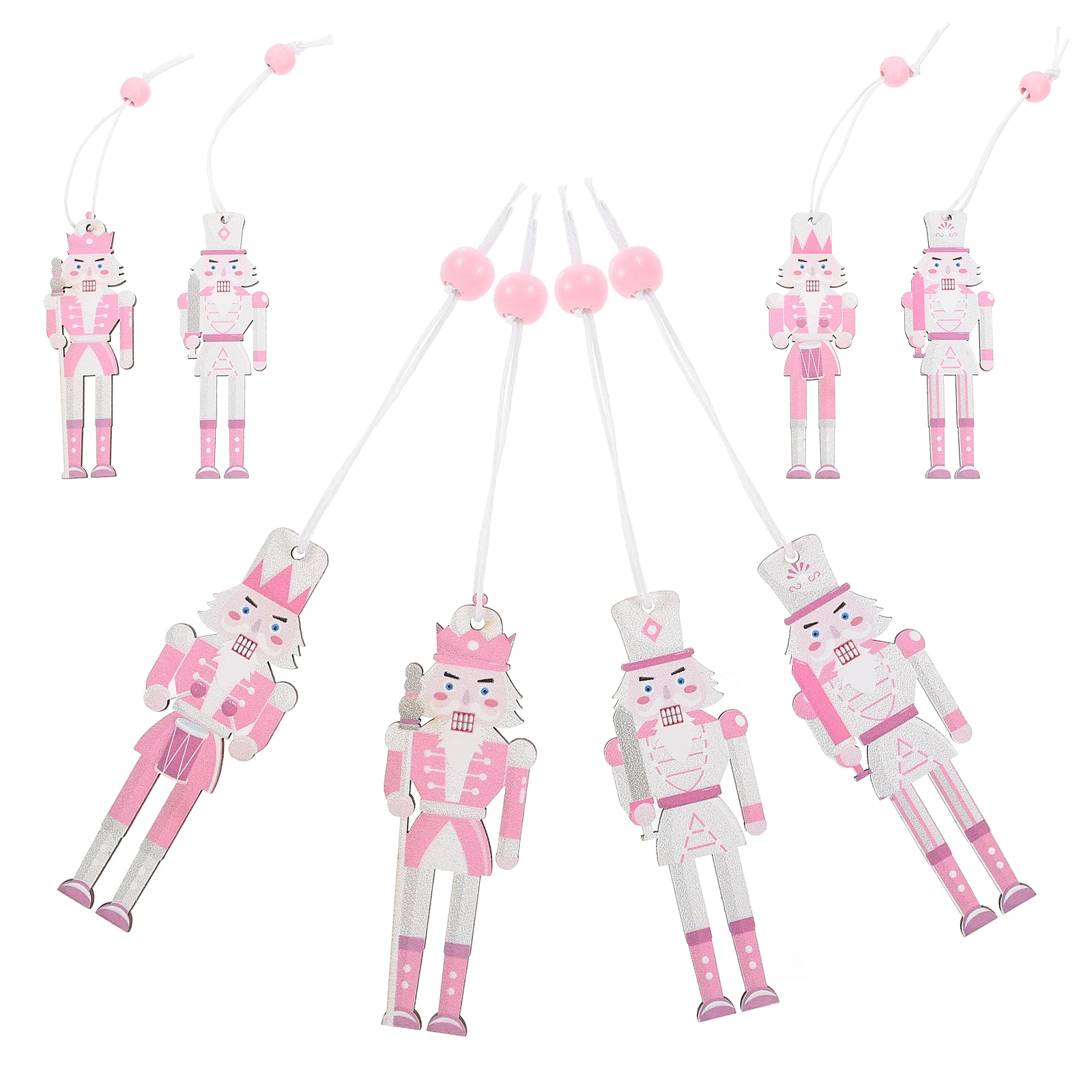 8Pcs Wooden Nutcracker Hanging Decorations Bright Xmas Tree Ornaments Classic Christmas Holiday Party Decorations
8Pcs Wooden Nutcracker Hanging Decorations Bright Xmas Tree Ornaments Classic Christmas Holiday Party Decorations
