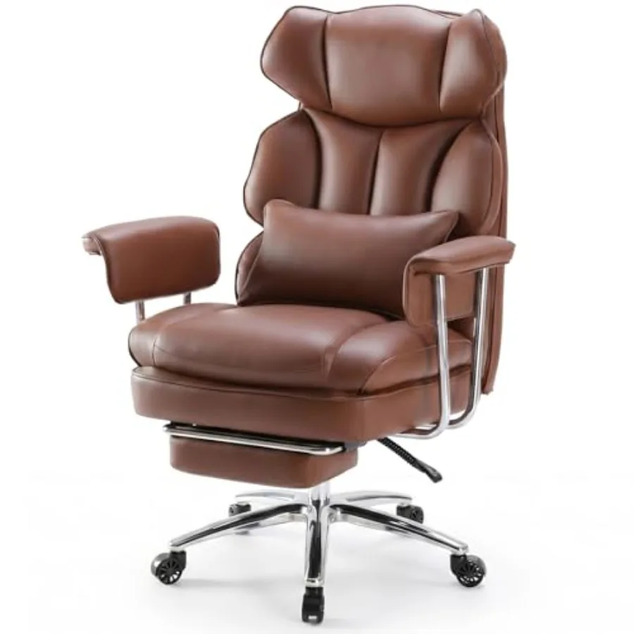 Home Office Desk Chair Comfy with Foot Rest, PU Leather Ergonomic Big and Tall High Back port, 360° Swivel Wheels, Armrests and
Home Office Desk Chair Comfy with Foot Rest, PU Leather Ergonomic Big and Tall High Back port, 360° Swivel Wheels, Armrests and