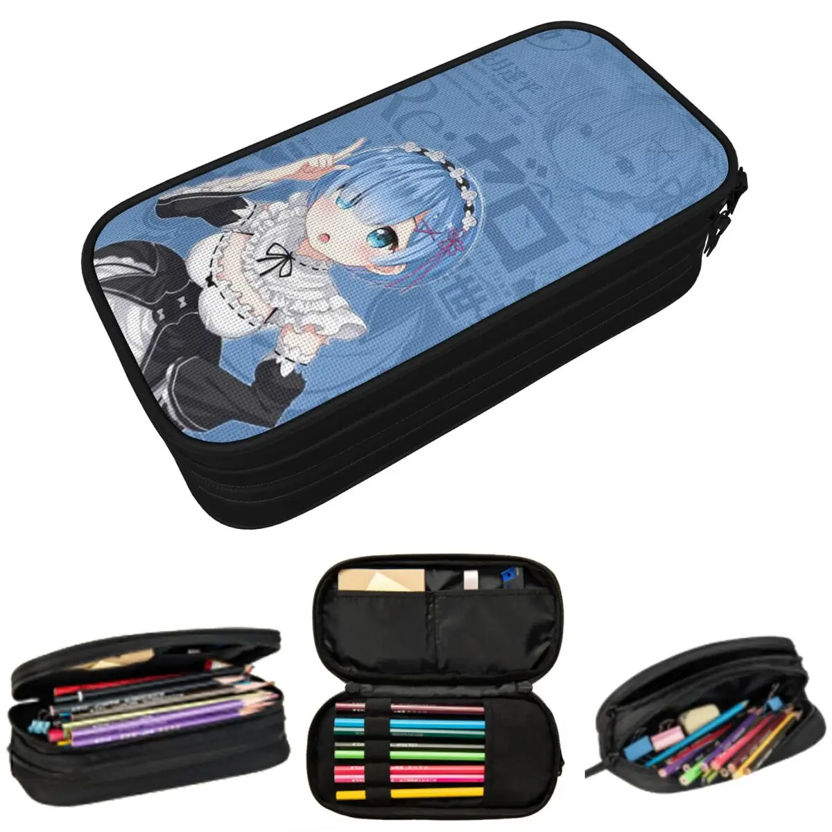 Re Zero Starting Life In Another World Anime Ram Pencil Case for Studen Pen Box Pencil Bag Stationery Supplies Pen Holder Bag
Re Zero Starting Life In Another World Anime Ram Pencil Case for Studen Pen Box Pencil Bag Stationery Supplies Pen Holder Bag