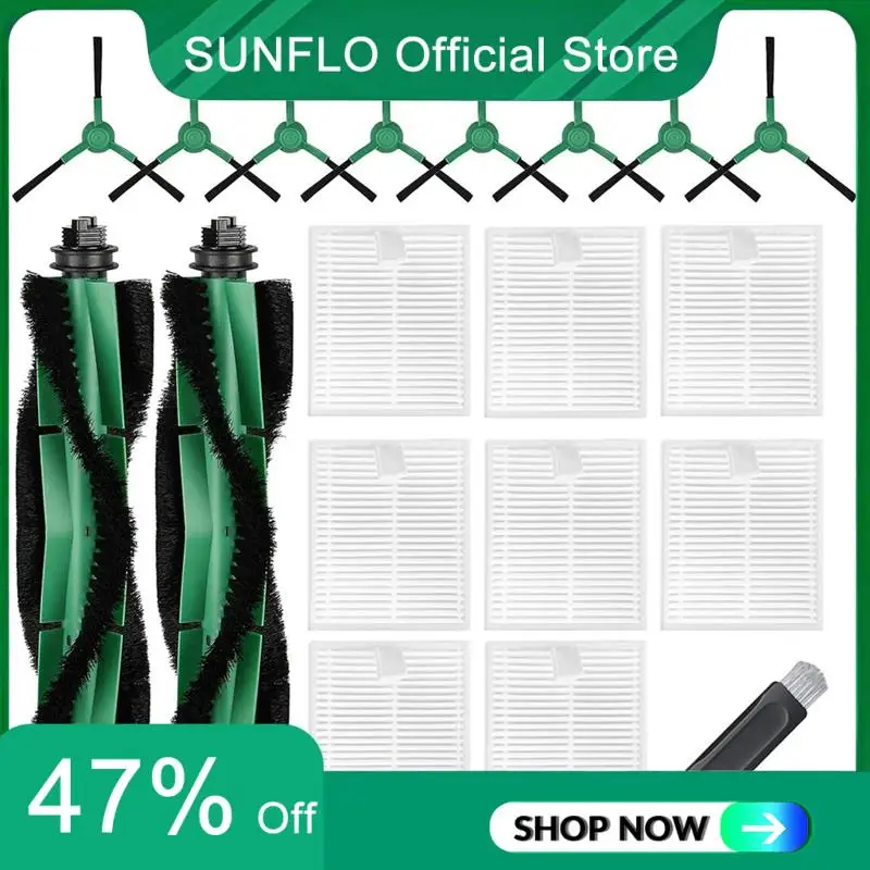 SUNFLO для робота Irobot Roomba Combo Essential Y0110, Y0112, Y0140, Q0120, основная боковая щетка, аксессуары для фильтров Hepa
SUNFLO для робота Irobot Roomba Combo Essential Y0110, Y0112, Y0140, Q0120, основная боковая щетка, аксессуары для фильтров Hepa