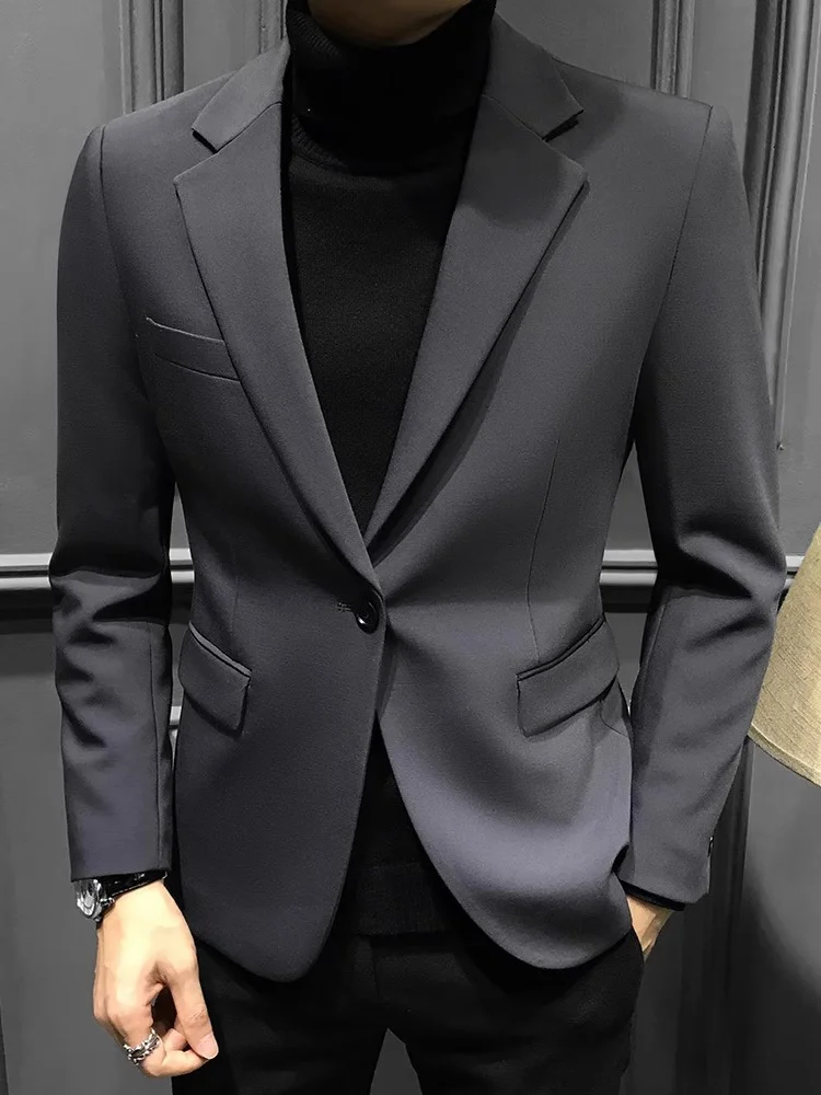 Мужское демисезонное приталенное повседневное деловое пальто в городском стиле с длинным рукавом, на одной пуговице, однотонное
Мужское демисезонное приталенное повседневное деловое пальто в городском стиле с длинным рукавом, на одной пуговице, однотонное