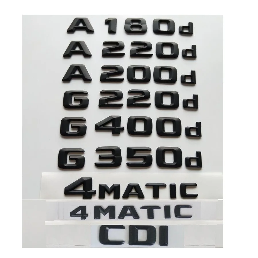 3D Black for Mercedes Benz A180d A200d A220d A250d A280d G180d G200d G220d G250d G280d G300d G320d G350d G400d AMG CDI 4MATIC
3D Black for Mercedes Benz A180d A200d A220d A250d A280d G180d G200d G220d G250d G280d G300d G320d G350d G400d AMG CDI 4MATIC