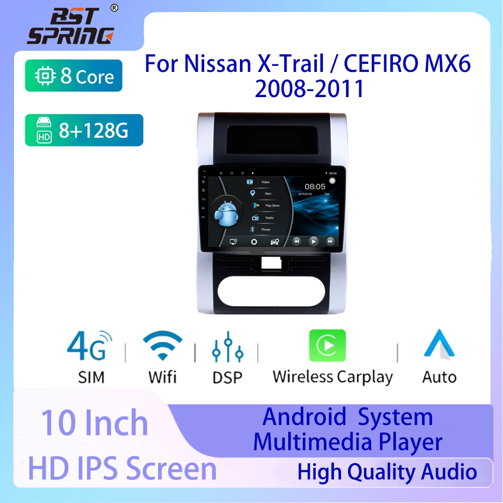 Android 10 Inch Touch Screen Car DVD Player for NISSAN X-Trail CEFIRO MX6 2008-2011 Car Stereo Navigation Radio
Android 10 Inch Touch Screen Car DVD Player for NISSAN X-Trail CEFIRO MX6 2008-2011 Car Stereo Navigation Radio