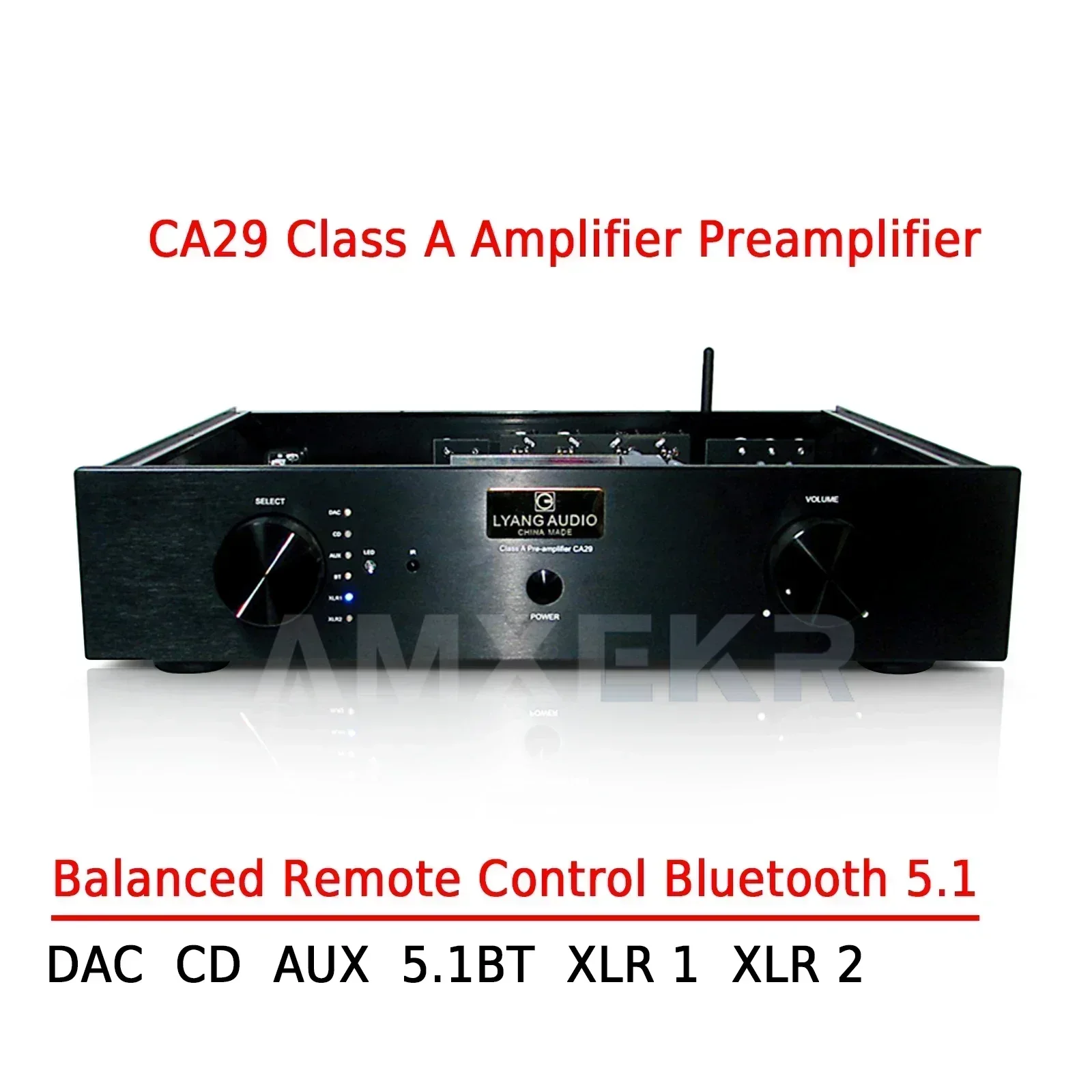 AMXEKR CA29 Bluetooth 5.1 Ламповый предусилитель класса A HIFI Усилитель чистой мощности с дистанционным управлением Сбалансированный аудиовыход
AMXEKR CA29 Bluetooth 5.1 Ламповый предусилитель класса A HIFI Усилитель чистой мощности с дистанционным управлением Сбалансированный аудиовыход