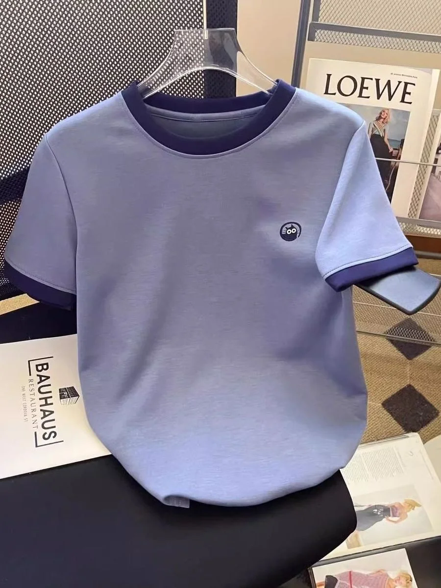 Loose Short Sleeve Women's T-shirt Half Sleeve Inner Wear Top plus Size Comfortable Cotton Blend Summer Fashion Commute Style
Loose Short Sleeve Women's T-shirt Half Sleeve Inner Wear Top plus Size Comfortable Cotton Blend Summer Fashion Commute Style