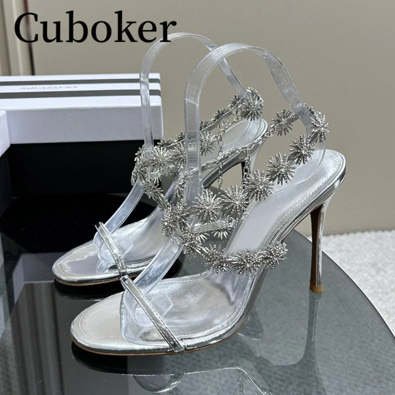 Runway Elegant Crystal Flowers Sandals High Heels Banquet Open Toe Ladies Pumps Satin Slides 2024 Summer Dress Shoes for Women
Runway Elegant Crystal Flowers Sandals High Heels Banquet Open Toe Ladies Pumps Satin Slides 2024 Summer Dress Shoes for Women