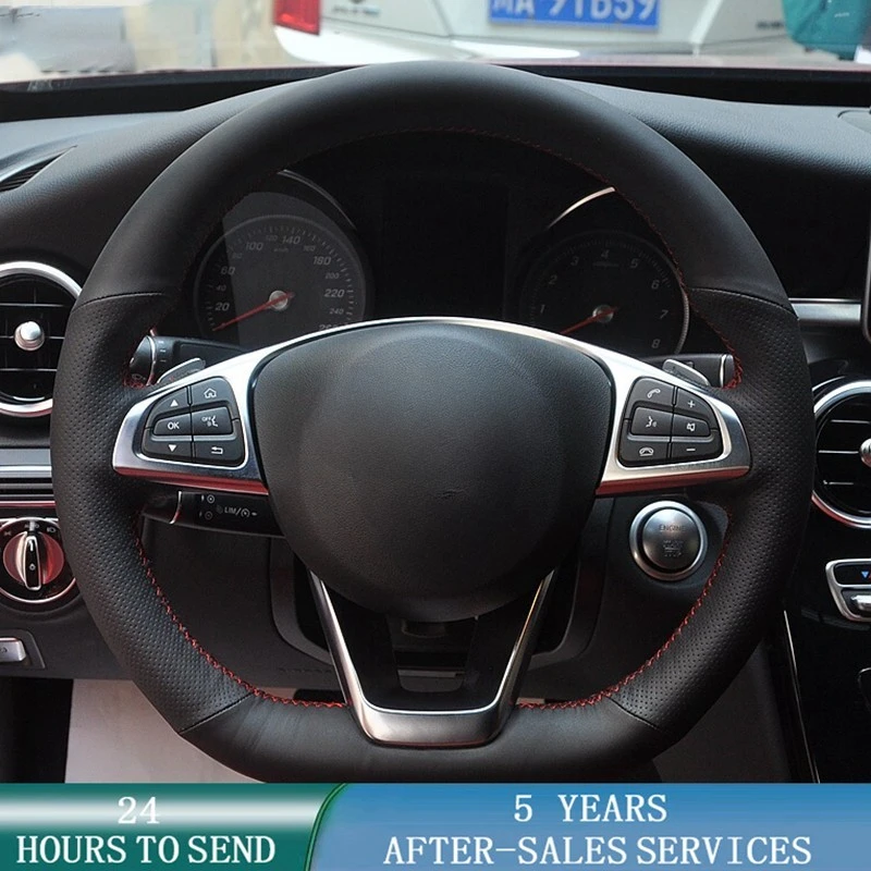 Customized Car Steering Wheel Cover Microfiber Braid Non-Slip For Mercedes-Benz C200 C250 C300 B250 B260 A200 A250 Sport CLA220
Customized Car Steering Wheel Cover Microfiber Braid Non-Slip For Mercedes-Benz C200 C250 C300 B250 B260 A200 A250 Sport CLA220