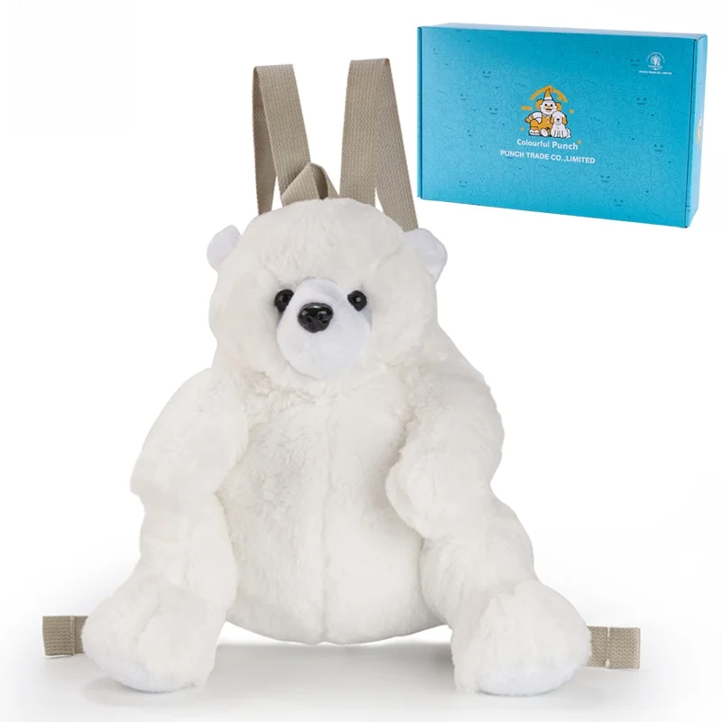 Punch Plush Toy Polar Bear Backpack Birthday Gift for Boys And Girls Soft Stuffed Doll Comfortable Polar Bear Stuffing
Punch Plush Toy Polar Bear Backpack Birthday Gift for Boys And Girls Soft Stuffed Doll Comfortable Polar Bear Stuffing
