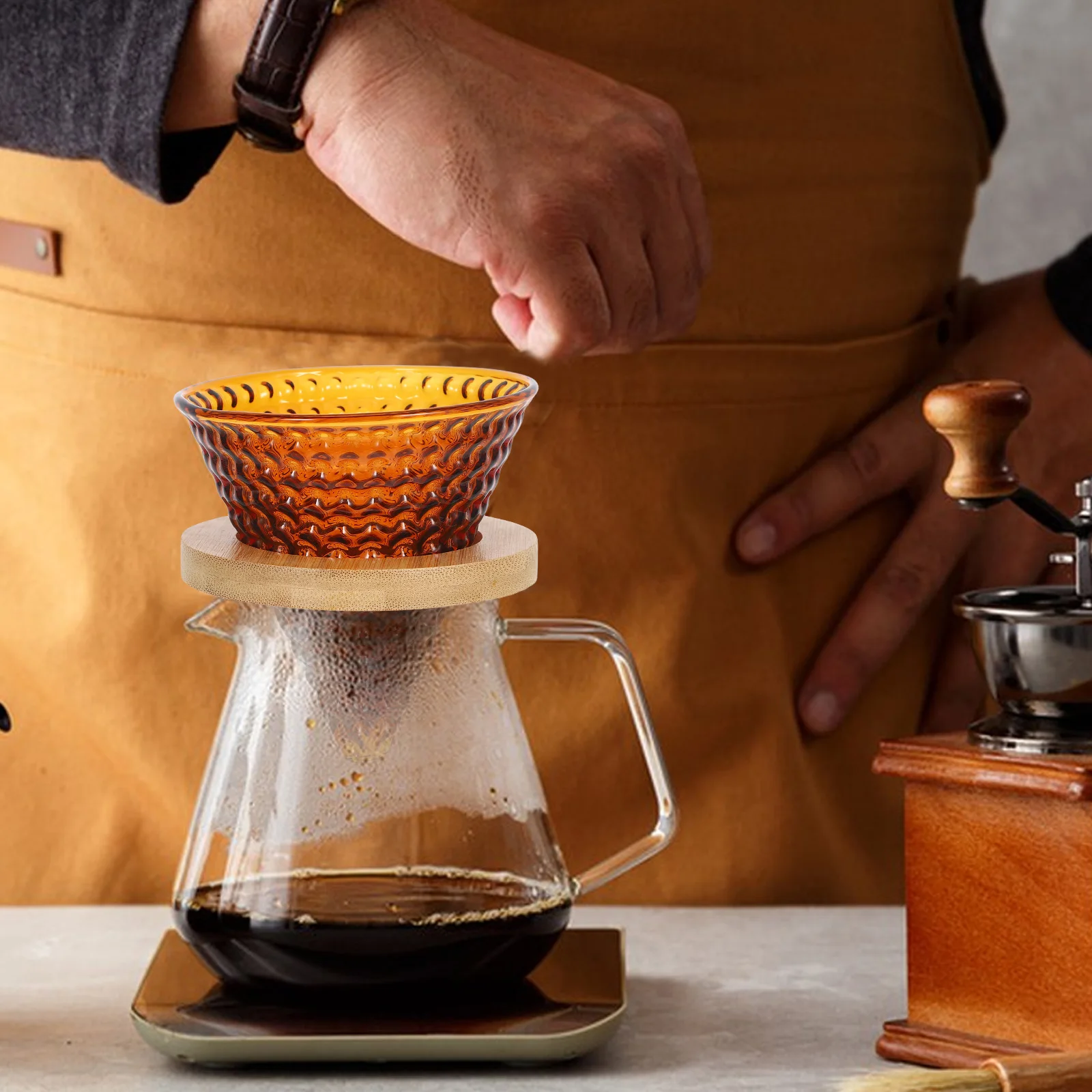 1Set Coffee Dripper Funnel Glass - Compact Reusable Coffee Filter Cup for Espresso Machine Accessories Portable
1Set Coffee Dripper Funnel Glass - Compact Reusable Coffee Filter Cup for Espresso Machine Accessories Portable