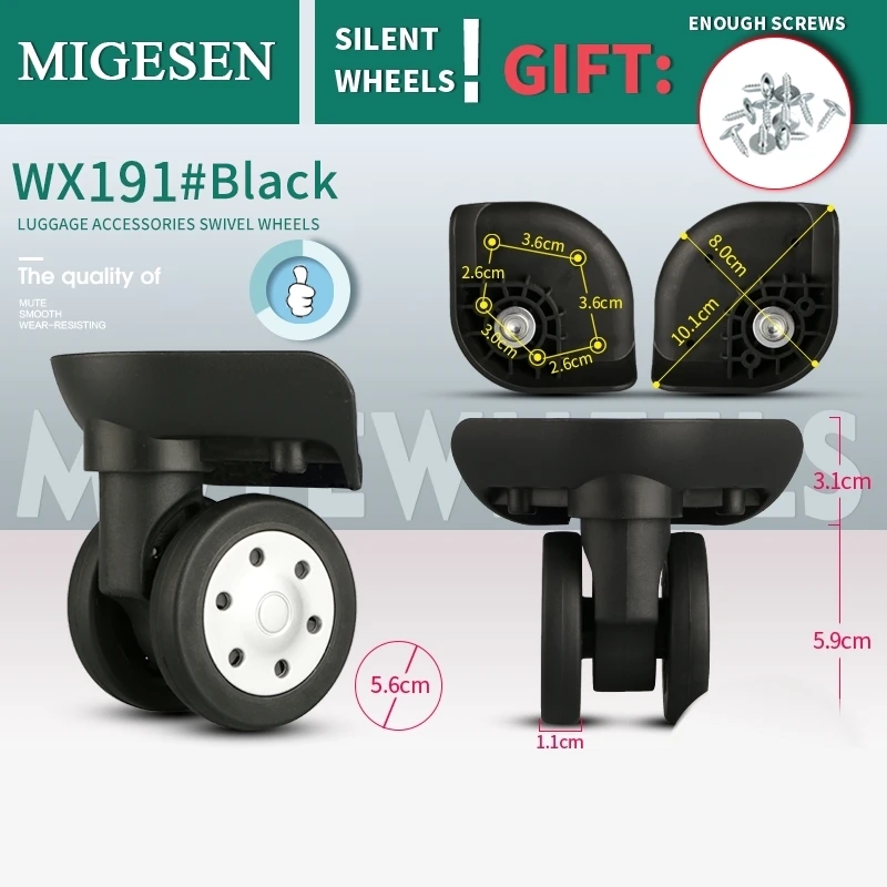 Trolley Suitcase Luggages Accessories Wheels Casters Mute Wear-Resistant Universal Roller Travel Luggage Pulley Suitcases
Trolley Suitcase Luggages Accessories Wheels Casters Mute Wear-Resistant Universal Roller Travel Luggage Pulley Suitcases