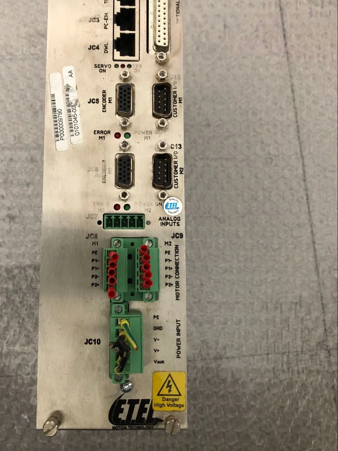 ETEL Control Board DSCDL332-131D-000A Original Stock
ETEL Control Board DSCDL332-131D-000A Original Stock