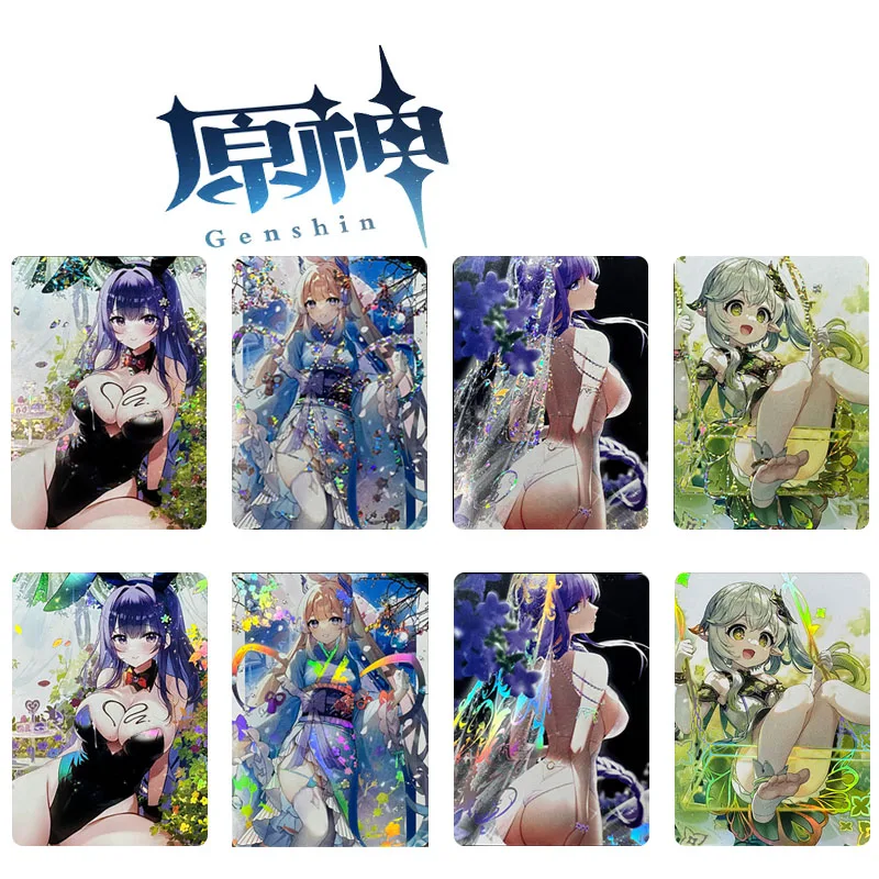 4Pcs/set Genshin Impact Beelzebul Acg Anime Characters Bronzing Collection Flash Card Board Game Toys Christmas Birthday Gift
4Pcs/set Genshin Impact Beelzebul Acg Anime Characters Bronzing Collection Flash Card Board Game Toys Christmas Birthday Gift