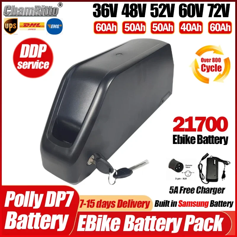 Hailong Polly Dp7 36v48v52v60v72v Electric Bike 25 30ah 35Ah 40ah 50ah 60Ah Battery 1000w 2000w3000w Kit E Bike Lithium Batterie
Hailong Polly Dp7 36v48v52v60v72v Electric Bike 25 30ah 35Ah 40ah 50ah 60Ah Battery 1000w 2000w3000w Kit E Bike Lithium Batterie