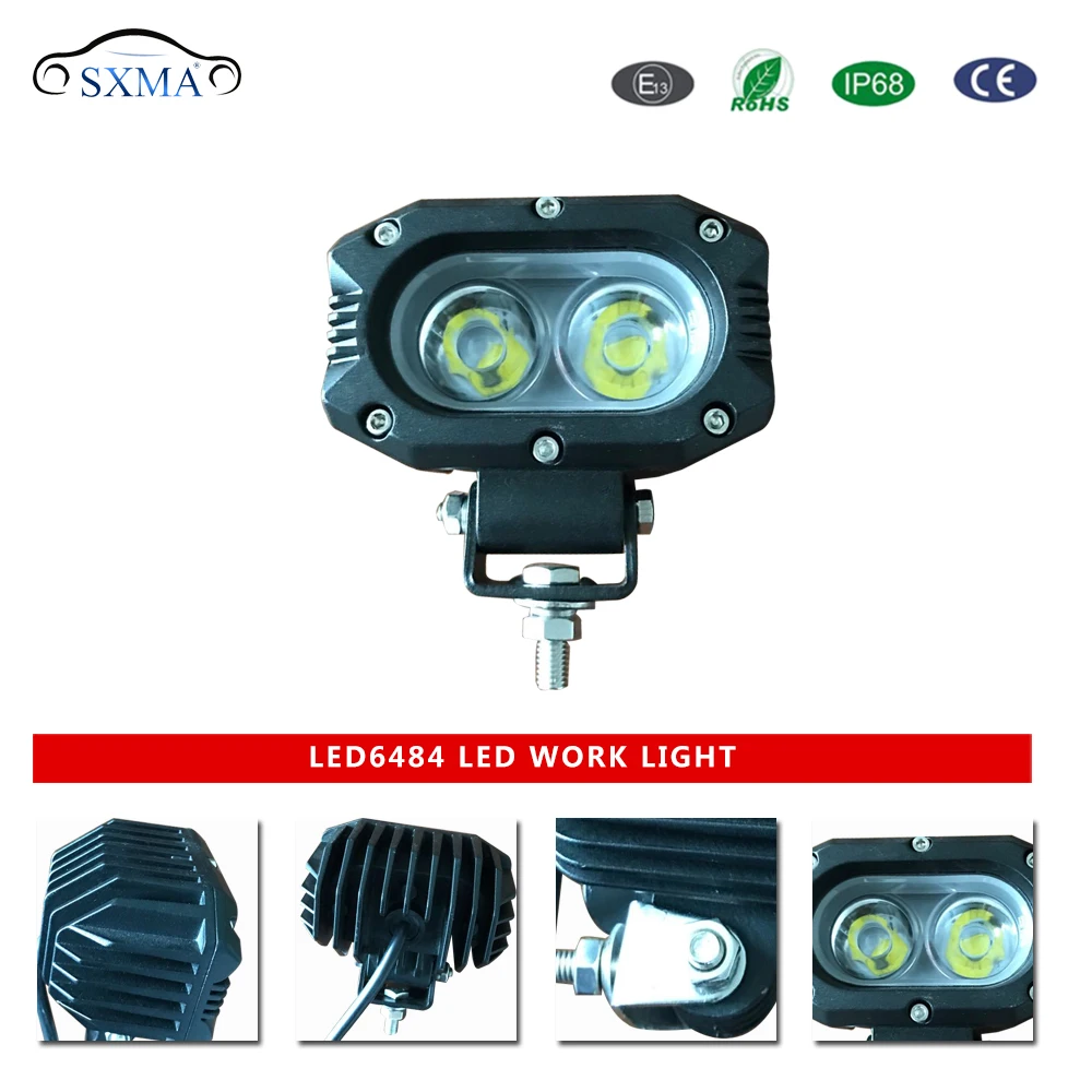 SXMA LED6484 Прожектор дальнего света Вспомогательный светодиодный поисковый фонарь Рабочий фонарь для автомобиля Грузовик 4x4 SUV ATV Алюминиевый сплав 1 шт.
SXMA LED6484 Прожектор дальнего света Вспомогательный светодиодный поисковый фонарь Рабочий фонарь для автомобиля Грузовик 4x4 SUV ATV Алюминиевый сплав 1 шт.