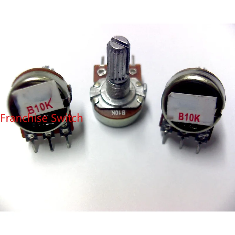 10PCS WH148 Single Potentiometer Type 16 1K 5K 10K 20K 50K 100K 500K 1M 15 20 Axis
10PCS WH148 Single Potentiometer Type 16 1K 5K 10K 20K 50K 100K 500K 1M 15 20 Axis