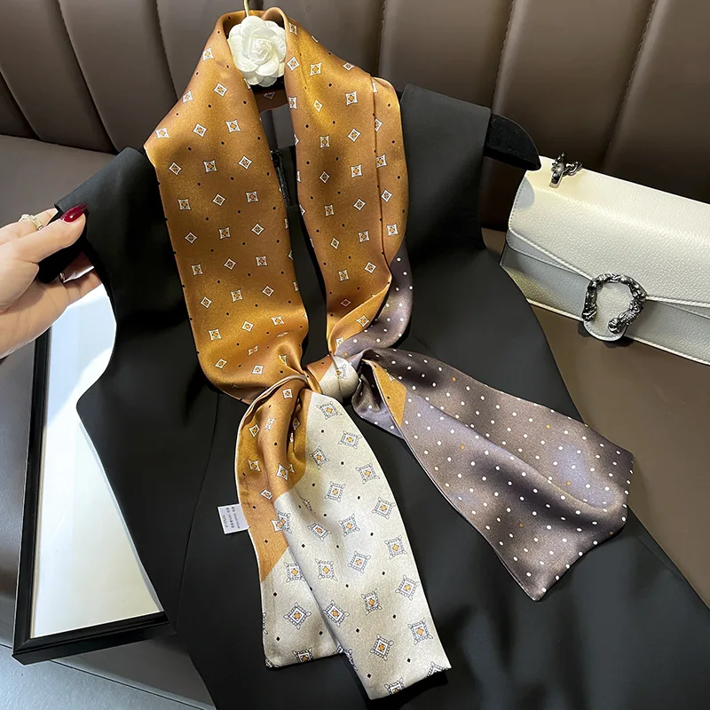 100% Real Silk Long Scarf Bag Tie Lady Neck Skinny Scarves Hairband Foulard Horse Print Brand Lady Neckerchief Ribbon 2023 New
100% Real Silk Long Scarf Bag Tie Lady Neck Skinny Scarves Hairband Foulard Horse Print Brand Lady Neckerchief Ribbon 2023 New