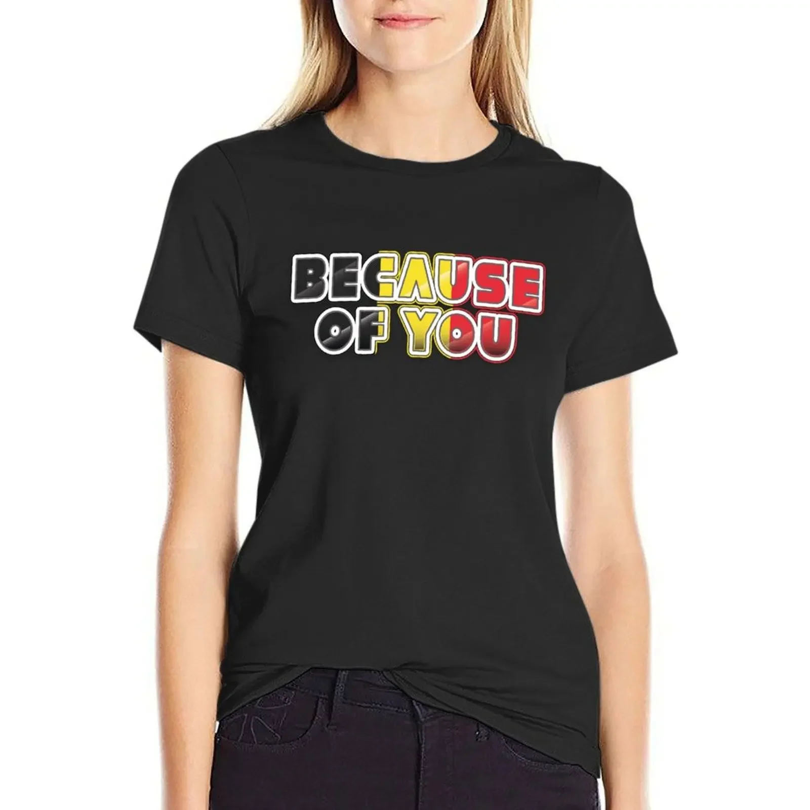 Because Of You Gustaph - Belgium Eurovision 2023 T-Shirt tops animal print summer tops t shirt Women
Because Of You Gustaph - Belgium Eurovision 2023 T-Shirt tops animal print summer tops t shirt Women