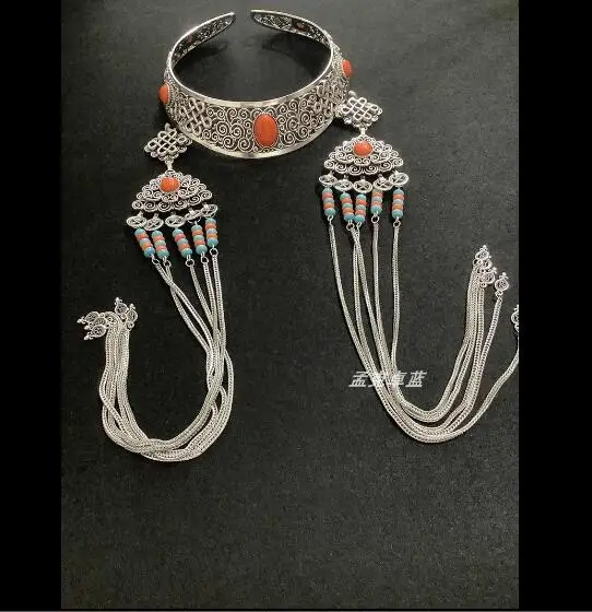 Chinese Mongolian Wedding Tiara Bridal Women Tassel Pendant Vintage Shiny Headwear Dance
Chinese Mongolian Wedding Tiara Bridal Women Tassel Pendant Vintage Shiny Headwear Dance
