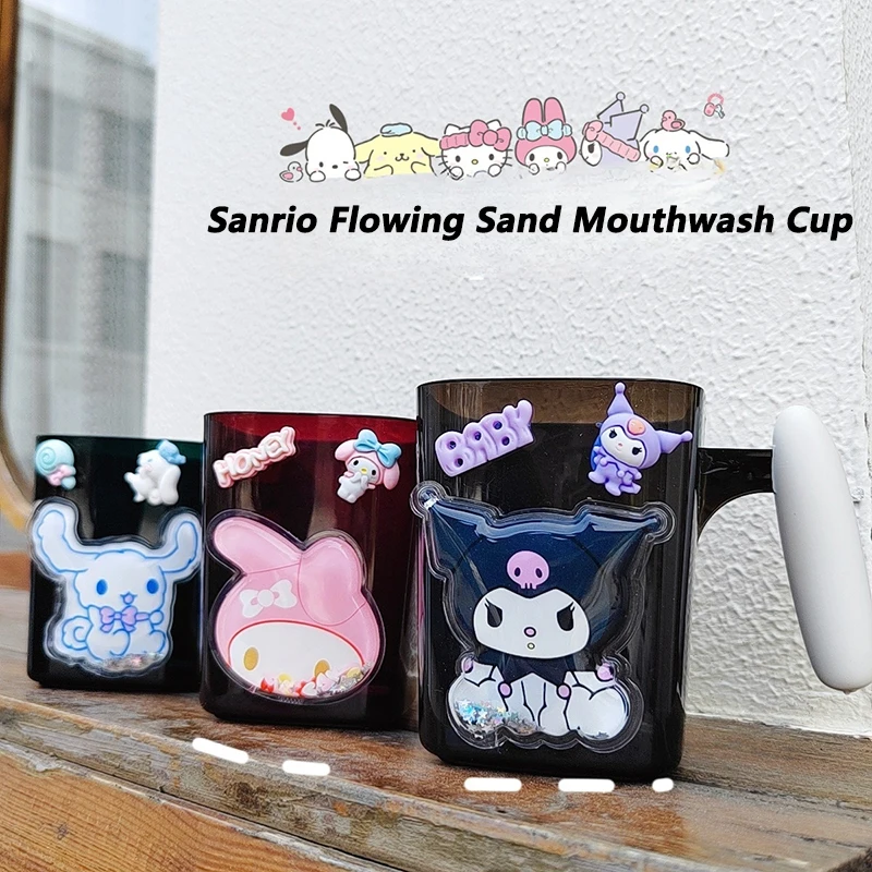 Kawaii Sanrio Gargle Cup аниме Kuromi большой емкости пластиковая чашка с проточным песком воды Симпатичные зубья стекло с ручкой детский подарок
Kawaii Sanrio Gargle Cup аниме Kuromi большой емкости пластиковая чашка с проточным песком воды Симпатичные зубья стекло с ручкой детский подарок