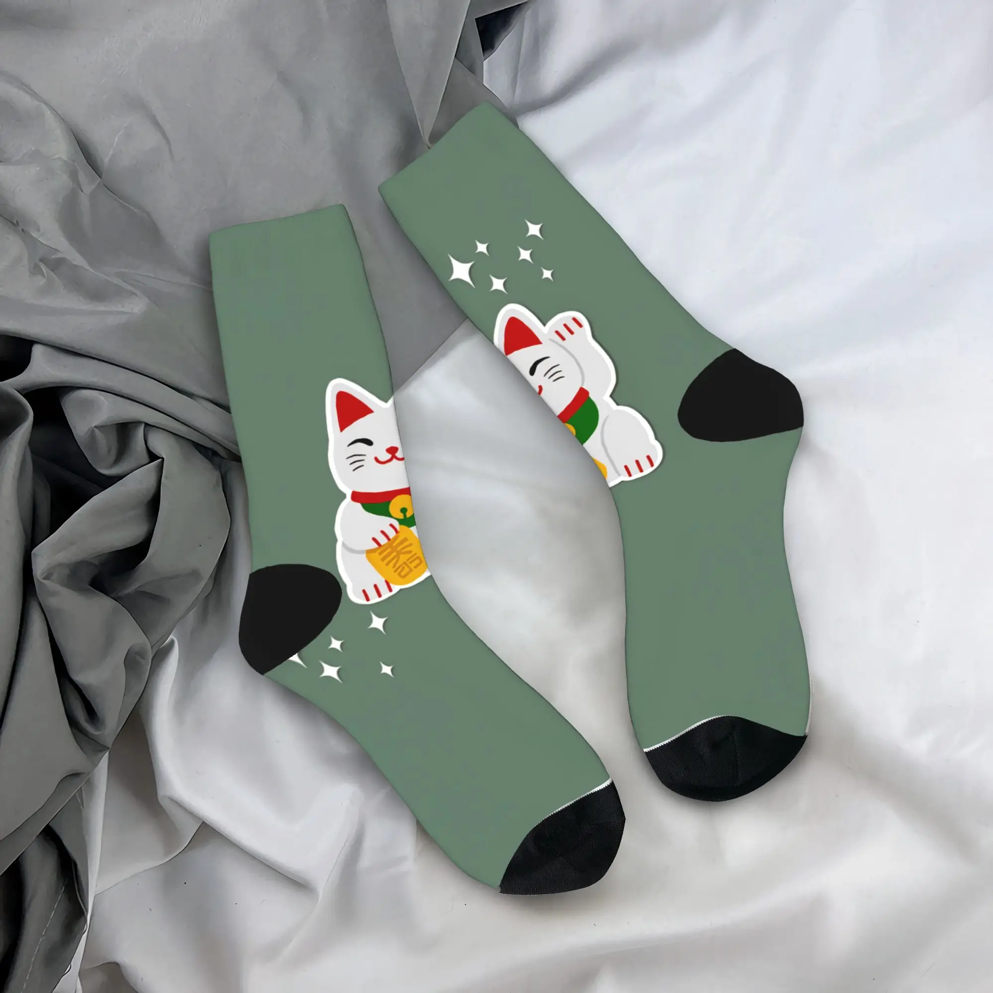 Maneki Neko Lucky Money Cat Stockings Готические носки Мужские средние мягкие носки Осенние велосипедные нескользящие носки с графикой Идея подарка
Maneki Neko Lucky Money Cat Stockings Готические носки Мужские средние мягкие носки Осенние велосипедные нескользящие носки с графикой Идея подарка
