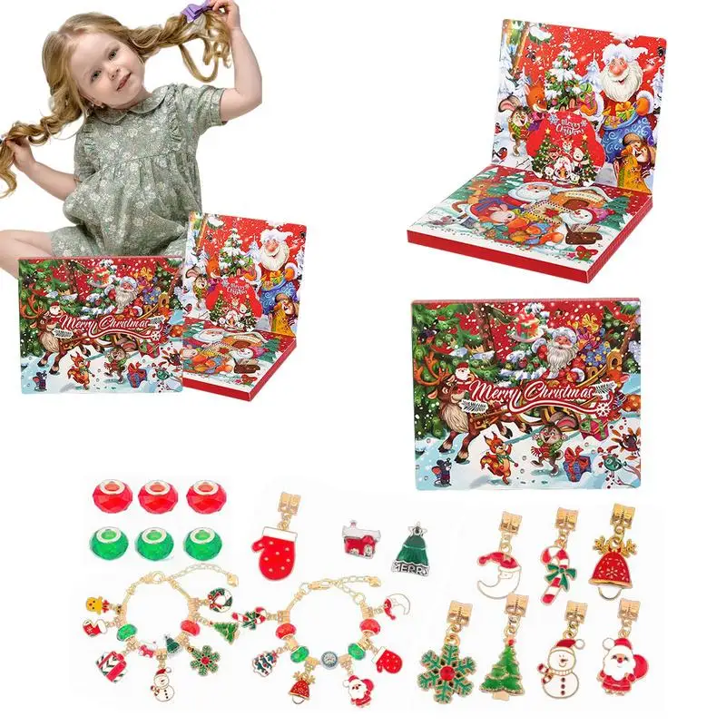 Christmas Jewellery Advent Calendar Countdown Pendant Calendar Box Charming Bracelet Advent Calendar Filler For Girls Kids
Christmas Jewellery Advent Calendar Countdown Pendant Calendar Box Charming Bracelet Advent Calendar Filler For Girls Kids