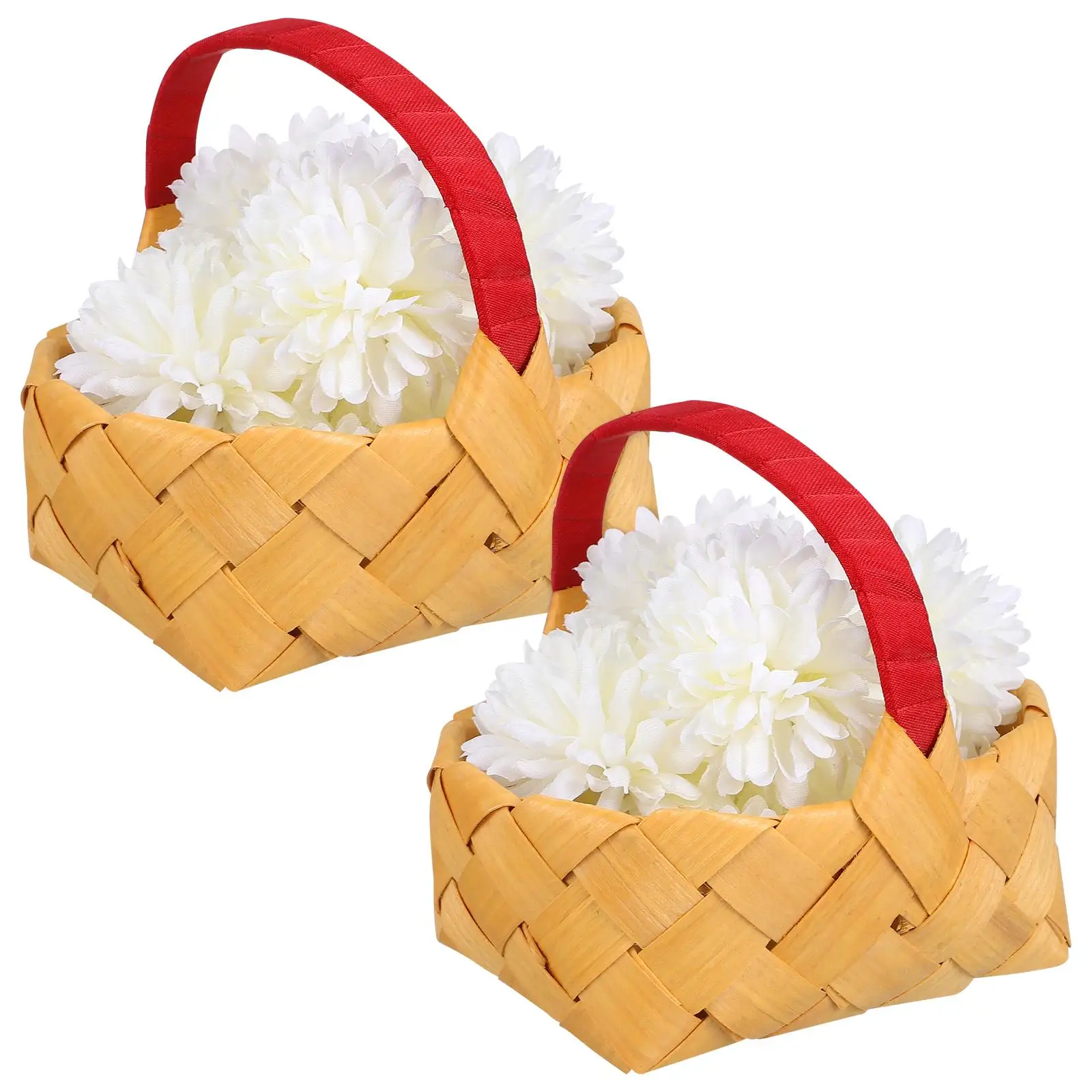2Pcs Wedding Handwoven Wooden Storage Portable Home Decor Handheld Wedding Flower Basket Basket Weaving Storage
2Pcs Wedding Handwoven Wooden Storage Portable Home Decor Handheld Wedding Flower Basket Basket Weaving Storage