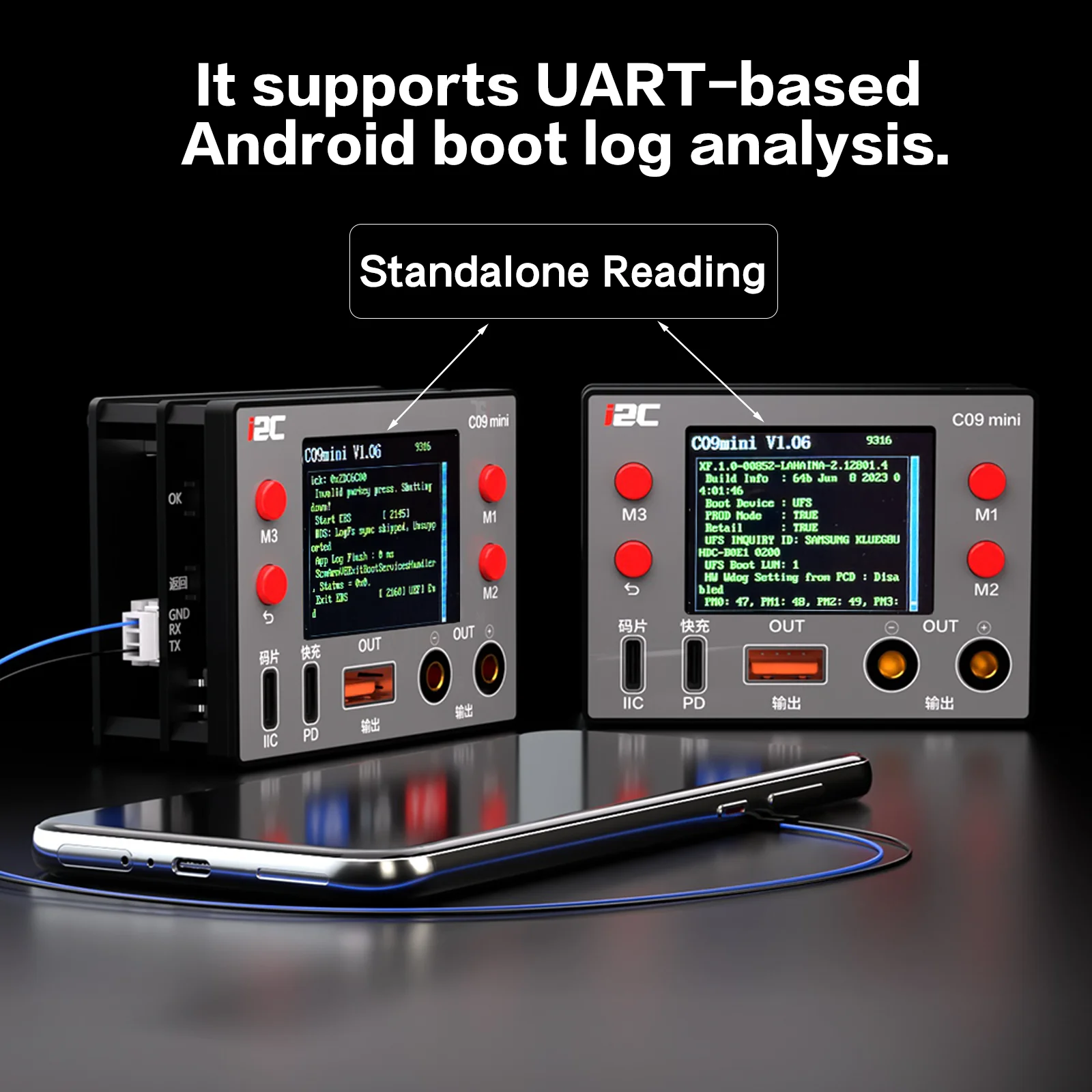 Портативный измеритель тока I2C C09 Mini Waveform для анализа проблем материнских плат мобильных телефонов и мониторинга тока при запуске
Портативный измеритель тока I2C C09 Mini Waveform для анализа проблем материнских плат мобильных телефонов и мониторинга тока при запуске