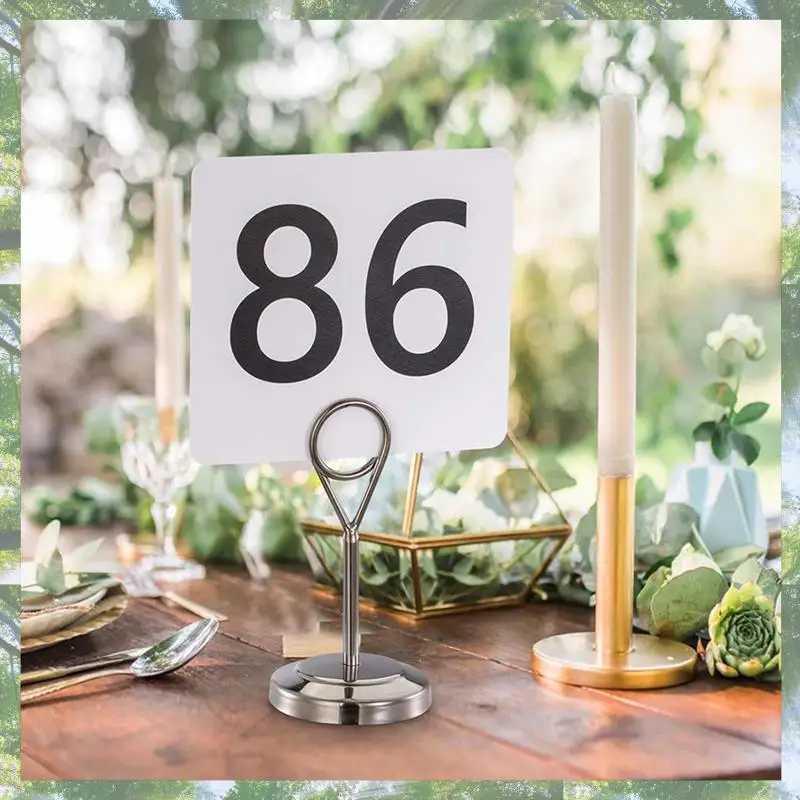Premium-200Pcs Table Numbers 1-100,Plastic Table Numbers, Double Sided Table Number Cards For Wedding Reception Restaurant Table
Premium-200Pcs Table Numbers 1-100,Plastic Table Numbers, Double Sided Table Number Cards For Wedding Reception Restaurant Table