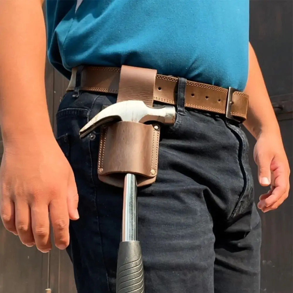 Case Cover Durable Hammer Holder Black Brown Handy Design Drill Belt Clip Leather Tool Pliers Holder Waist Bag
Case Cover Durable Hammer Holder Black Brown Handy Design Drill Belt Clip Leather Tool Pliers Holder Waist Bag