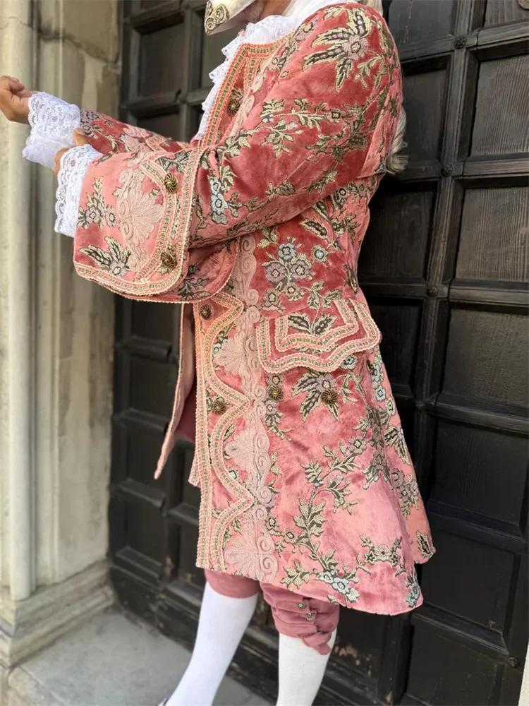 1700s Historical Men's Baroque Rococo Prince Costume Aristocratic Gentleman Tuxedo Suit Masquerade Luxurious Ball Gown
1700s Historical Men's Baroque Rococo Prince Costume Aristocratic Gentleman Tuxedo Suit Masquerade Luxurious Ball Gown