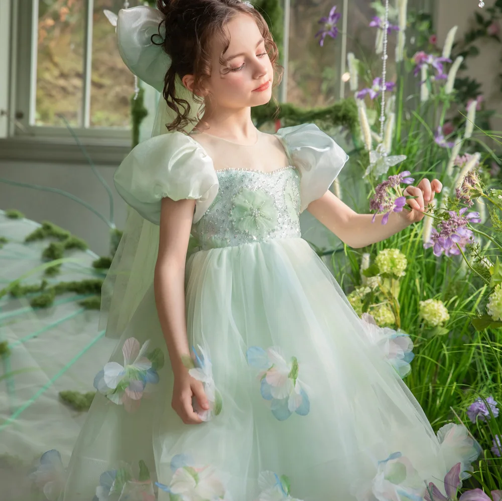Girl Green Angel Elf Lolita Princess Dress Girl Birthday Children's Show
Girl Green Angel Elf Lolita Princess Dress Girl Birthday Children's Show