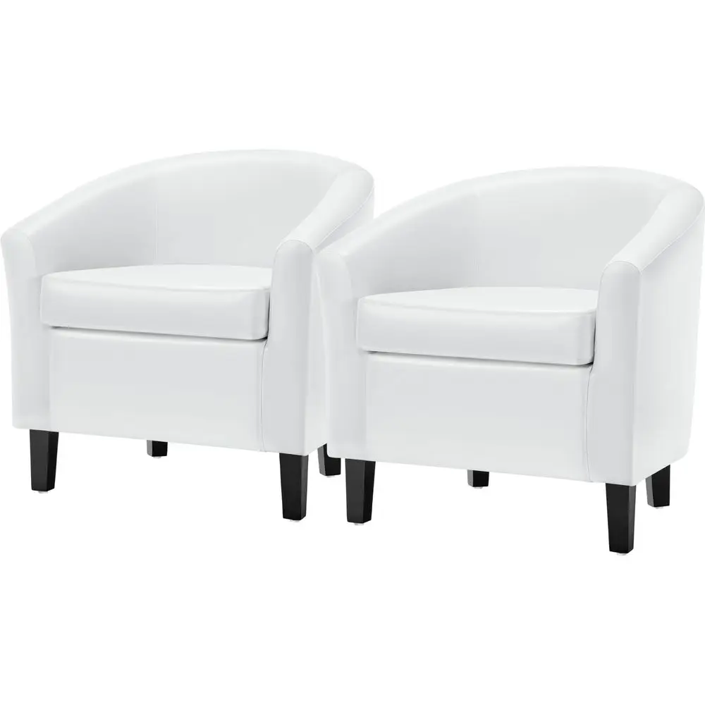 White Leather Chair, Modern and Comfy Accent Chair, holstered Barrel Chair with Wooden Legs for Living Room Bedroom Waiting R
White Leather Chair, Modern and Comfy Accent Chair, holstered Barrel Chair with Wooden Legs for Living Room Bedroom Waiting R