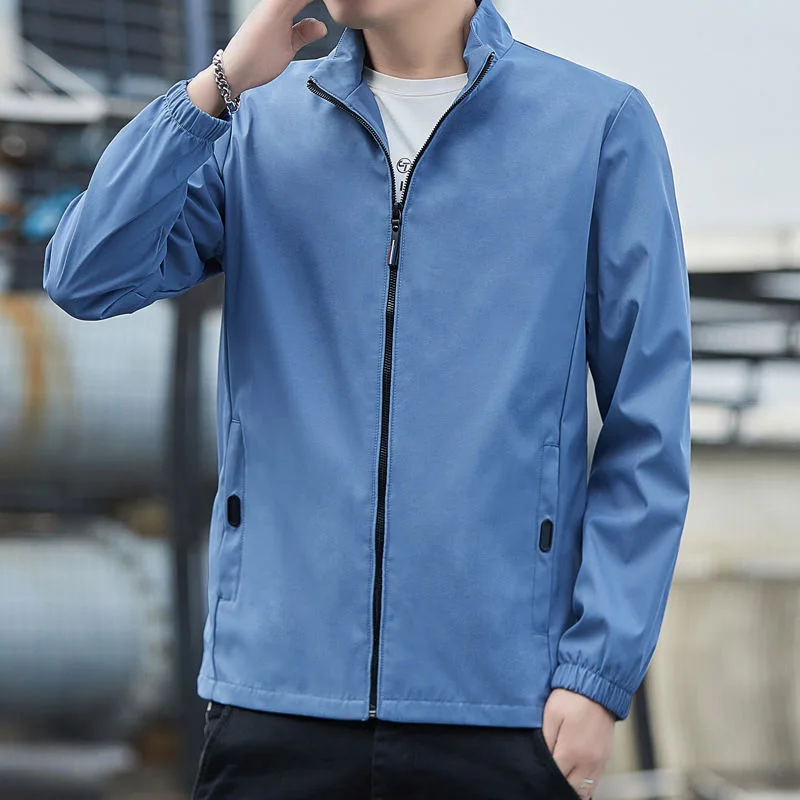 2024 Spring and Autumn New Fashion Solid Color Windproof Waterproof Sports Coat Men's Casual Loose High Quality Plus-Size Jacket
2024 Spring and Autumn New Fashion Solid Color Windproof Waterproof Sports Coat Men's Casual Loose High Quality Plus-Size Jacket
