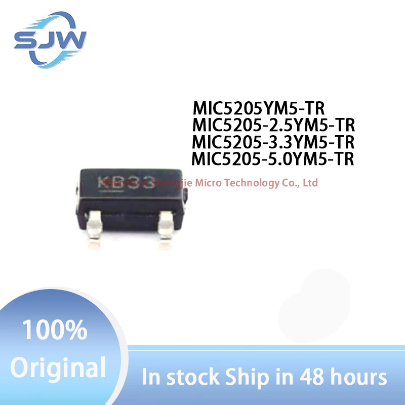 MIC5205YM5-TR MIC5205-2.5YM5-TR MIC5205-3.3YM5-TR MIC5205-5.0YM5-TR Screen printing KBAA KB25 KB33 KB50 SOT235 Linear regulator 
MIC5205YM5-TR MIC5205-2.5YM5-TR MIC5205-3.3YM5-TR MIC5205-5.0YM5-TR Screen printing KBAA KB25 KB33 KB50 SOT235 Linear regulator
