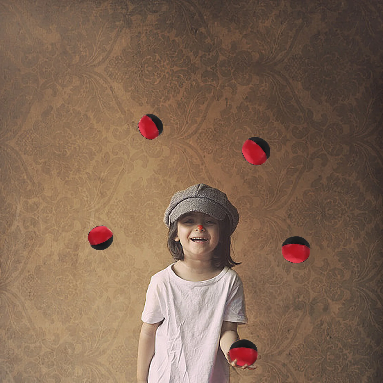 3Pcs Red Black Juggling Balls Hand Grab Mini 6.3cm Diameter Kids Stage Performance Coordination Balls Beginners Fun
3Pcs Red Black Juggling Balls Hand Grab Mini 6.3cm Diameter Kids Stage Performance Coordination Balls Beginners Fun