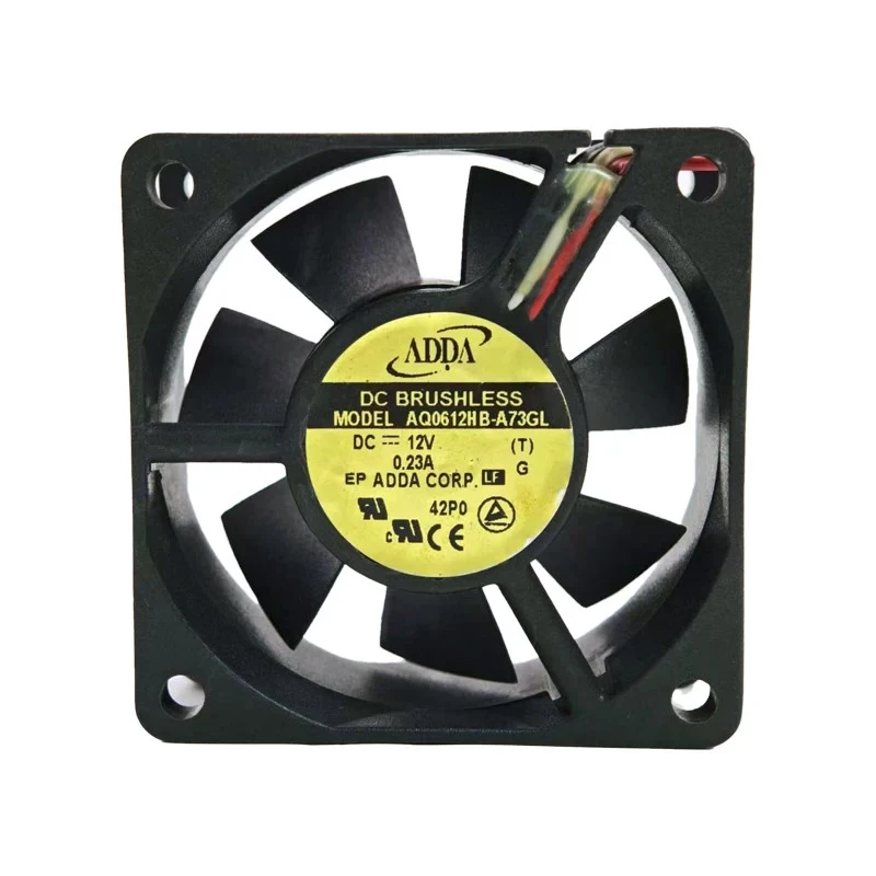 HJY 1 piece ADDA AQ0612HB-A73GL 12V DC 3-wire cooling fan 6025 6CM
HJY 1 piece ADDA AQ0612HB-A73GL 12V DC 3-wire cooling fan 6025 6CM