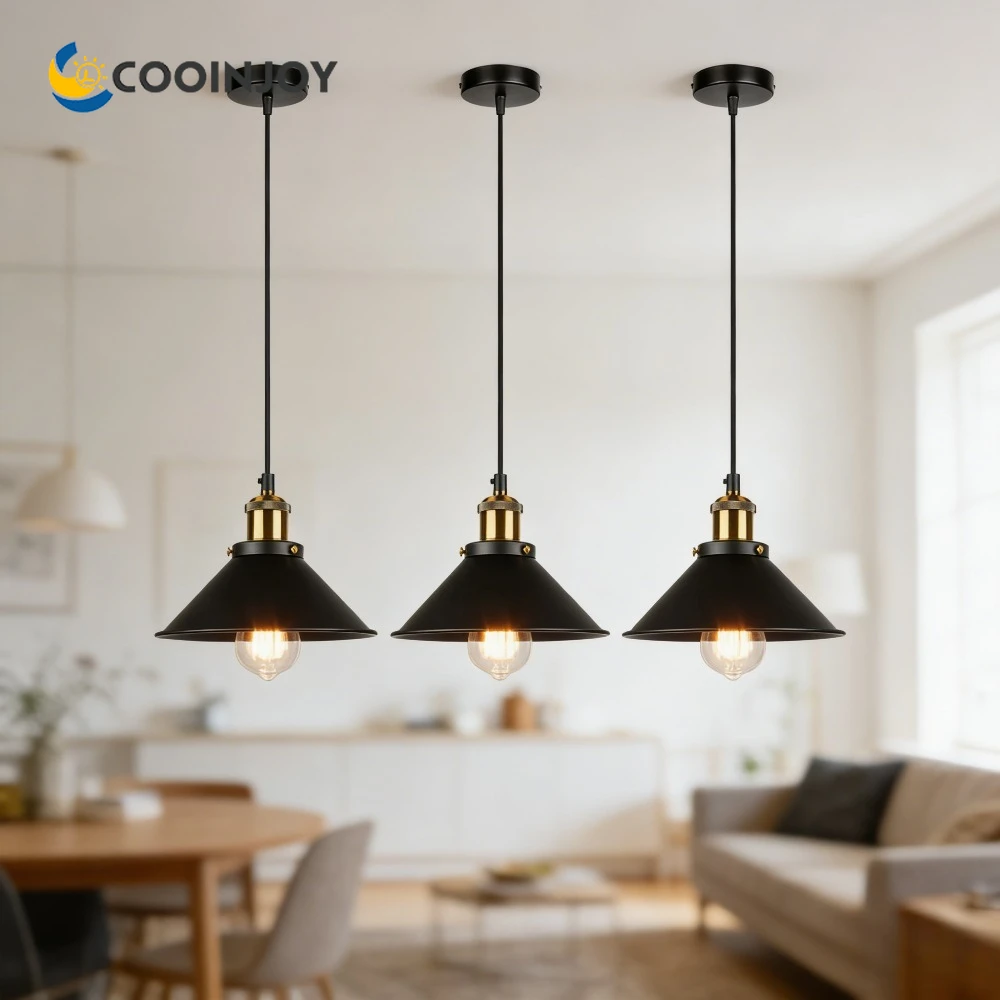 COOINJOY винтажный подвесной светильник лофт Россия подвесной светильник ретро подвесной светильник абажур кухня столовая спальня домашнее освещение E27
COOINJOY винтажный подвесной светильник лофт Россия подвесной светильник ретро подвесной светильник абажур кухня столовая спальня домашнее освещение E27
