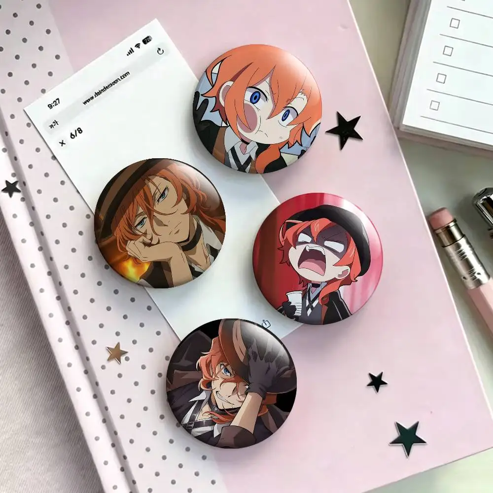 Anime C-Chuuya N-Nakahara Laser Badge Creative Pins Brooch for Bag Clothes Hat Decor Gifts Fans Collect
Anime C-Chuuya N-Nakahara Laser Badge Creative Pins Brooch for Bag Clothes Hat Decor Gifts Fans Collect