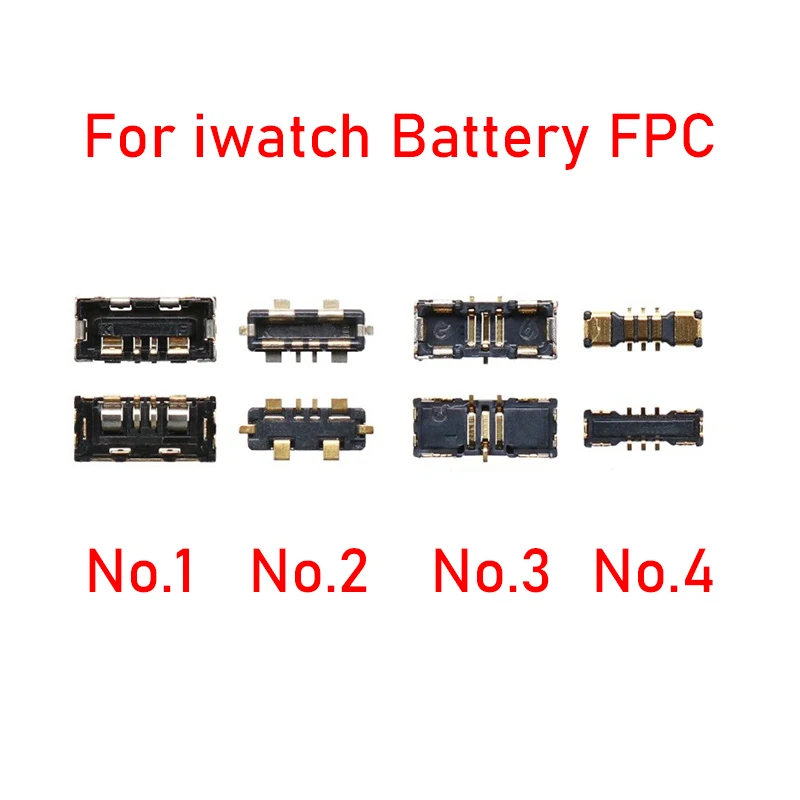 2pcs Battery FPC Connector Contact For Apple iWatch Watch Series 1 2 3 4 6 5 SE 6 7 S2 S3 S4 S5 S6 S7 38mm 42mm 40mm 44mm 45MM
2pcs Battery FPC Connector Contact For Apple iWatch Watch Series 1 2 3 4 6 5 SE 6 7 S2 S3 S4 S5 S6 S7 38mm 42mm 40mm 44mm 45MM