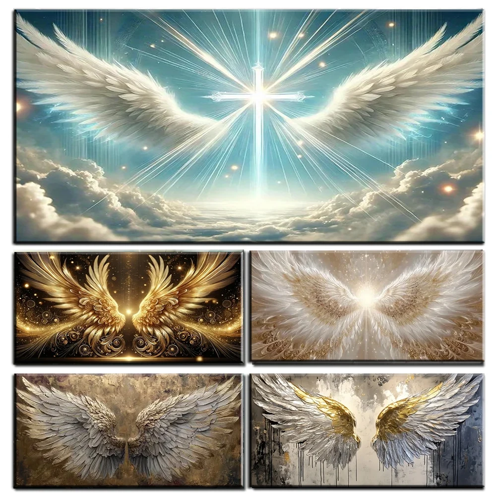 Diy алмазная живопись золотисто-белые крылья ангела ювелирные изделия вышивка крестиком Алмазная художественная хрустальная мозаика последний креативный домашний декор большой размер
Diy алмазная живопись золотисто-белые крылья ангела ювелирные изделия вышивка крестиком Алмазная художественная хрустальная мозаика последний креативный домашний декор большой размер