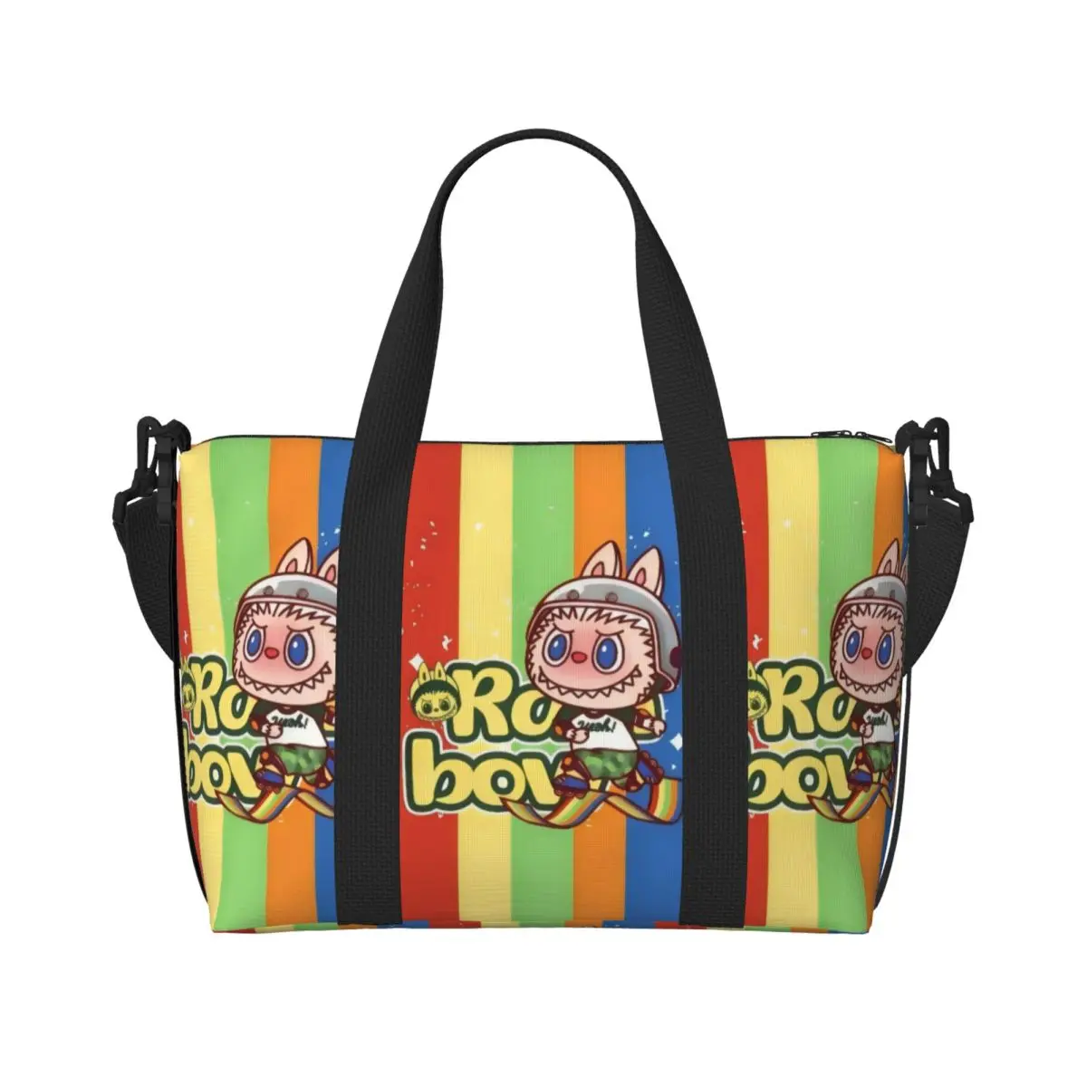 Custom L-Labubus Doll Beach Tote Bag Women Cute Cartoon Large Compartment Beach Gym Travel Bags
Custom L-Labubus Doll Beach Tote Bag Women Cute Cartoon Large Compartment Beach Gym Travel Bags