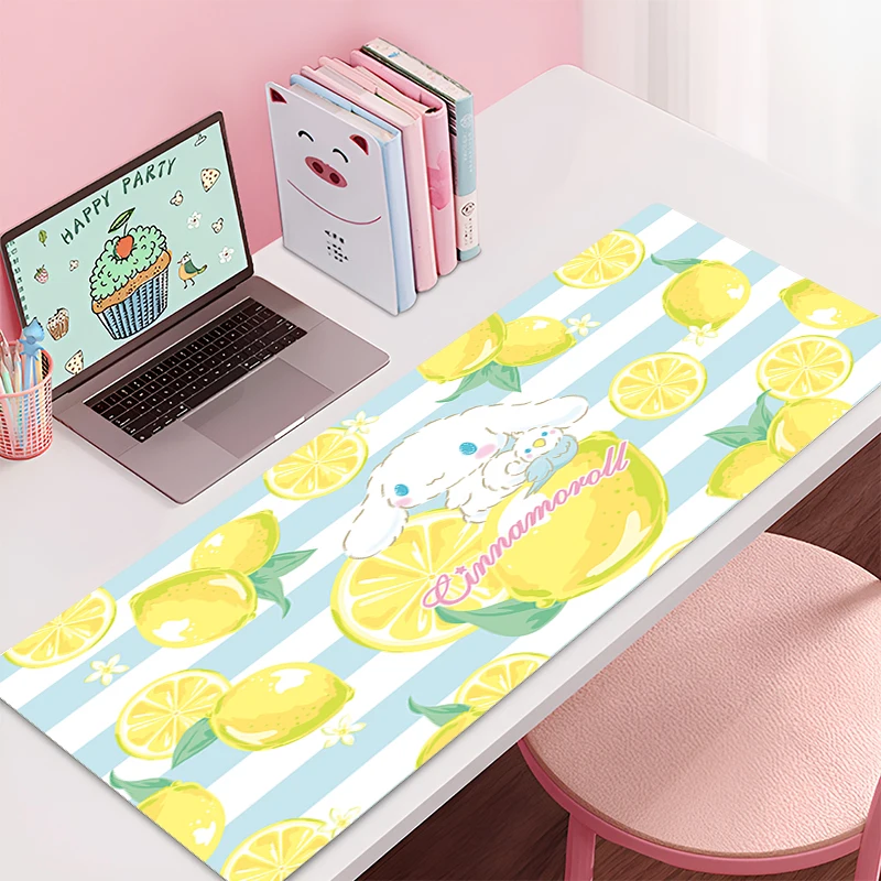 Large Gaming Customized Cinnamoroll Mouse pad Office desk mat Game keyboard pad Desk Mats Home Decor Sanrio Pad table mat
Large Gaming Customized Cinnamoroll Mouse pad Office desk mat Game keyboard pad Desk Mats Home Decor Sanrio Pad table mat