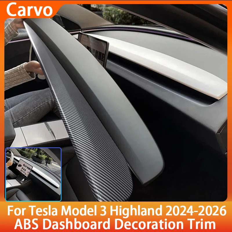 Dashboard Cover Trim for Tesla Model 3 Highland 2024 2025 2026 ABS Air Outlet Panel Cover Stylish Durable Interior Accessories
Dashboard Cover Trim for Tesla Model 3 Highland 2024 2025 2026 ABS Air Outlet Panel Cover Stylish Durable Interior Accessories