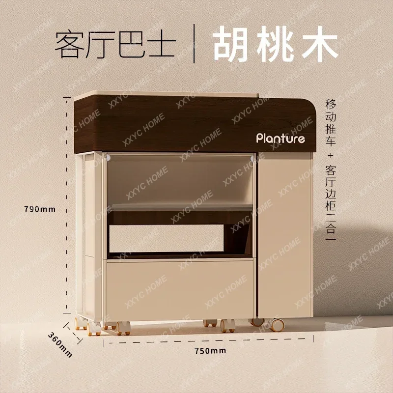 Movable coffee table trolley living room multi-function, locker cream wind sofa side cabinet
Movable coffee table trolley living room multi-function, locker cream wind sofa side cabinet