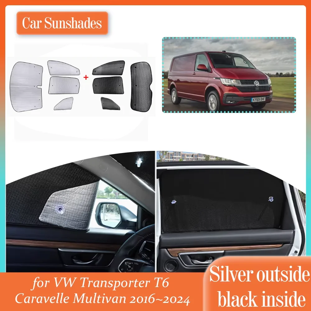 Car SunShade for VW Transporter T6 Caravelle Multivan 2016~2024 Windows Sun Visor Windshield Curtain Cover Sunroof Accessories
Car SunShade for VW Transporter T6 Caravelle Multivan 2016~2024 Windows Sun Visor Windshield Curtain Cover Sunroof Accessories