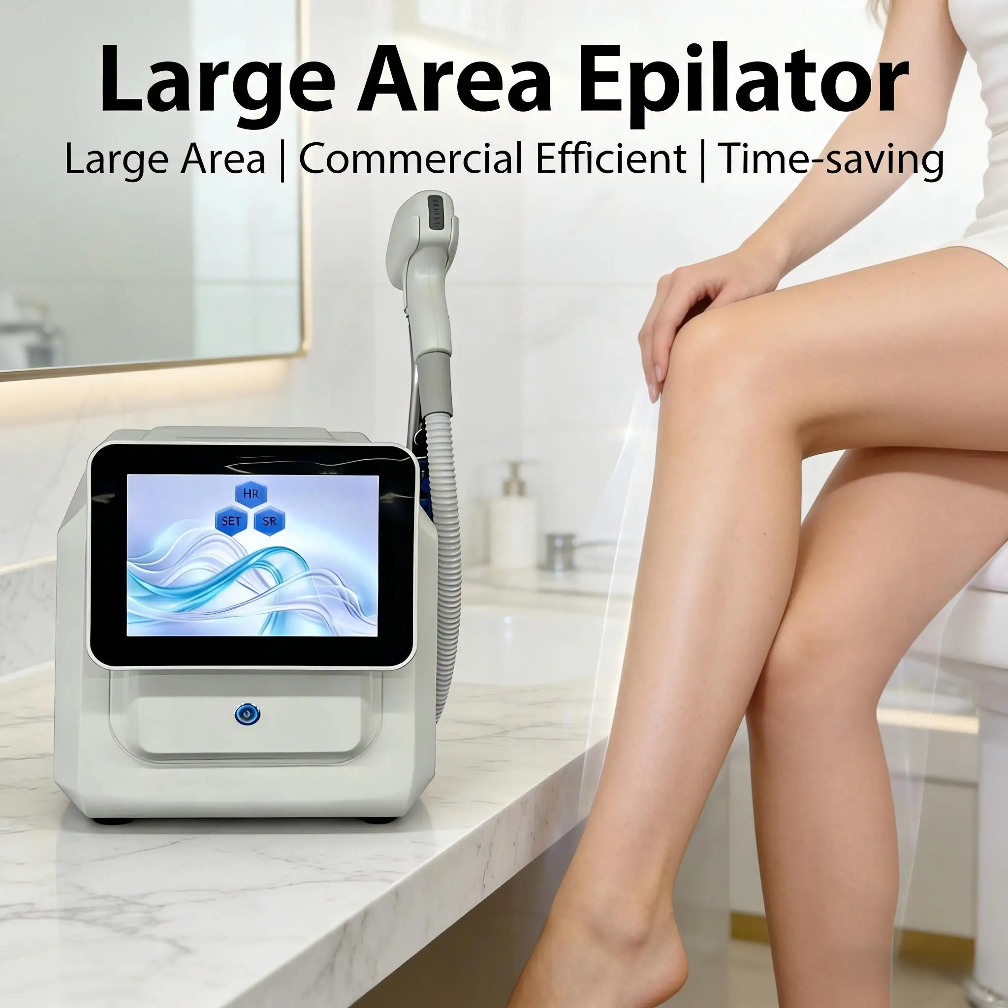 808 Diode Laser Painless Fast Hair Removal Large Area Permanent Depilation Professional Equipment for Commercial Salon
808 Diode Laser Painless Fast Hair Removal Large Area Permanent Depilation Professional Equipment for Commercial Salon