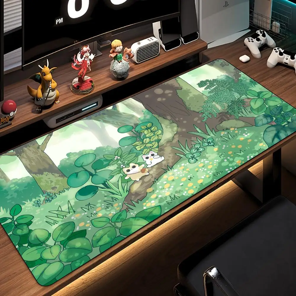 Cute cartoon-style anime illustration large Mouse Pad Desk Mat pc accessories Gaming pad office rug Mouse carpet Kawaii mousemat
Cute cartoon-style anime illustration large Mouse Pad Desk Mat pc accessories Gaming pad office rug Mouse carpet Kawaii mousemat