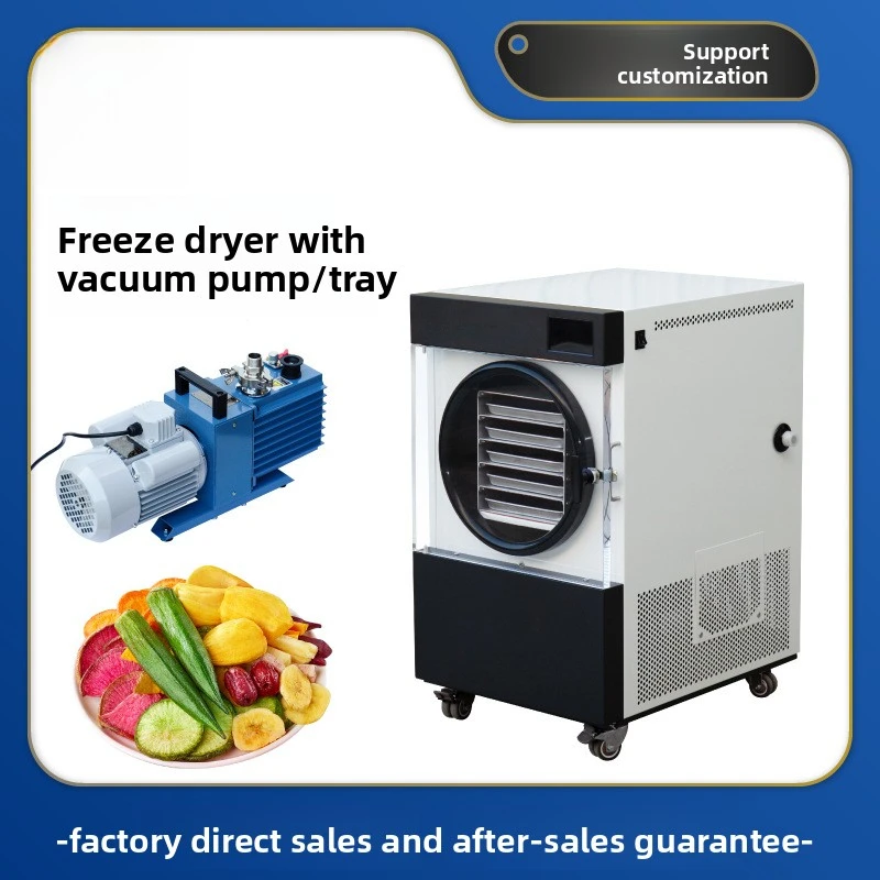 Commercial Vacuum Dryer Laboratory Cordyceps Pet Fruit Small Food Freeze Drying Equipment
Commercial Vacuum Dryer Laboratory Cordyceps Pet Fruit Small Food Freeze Drying Equipment